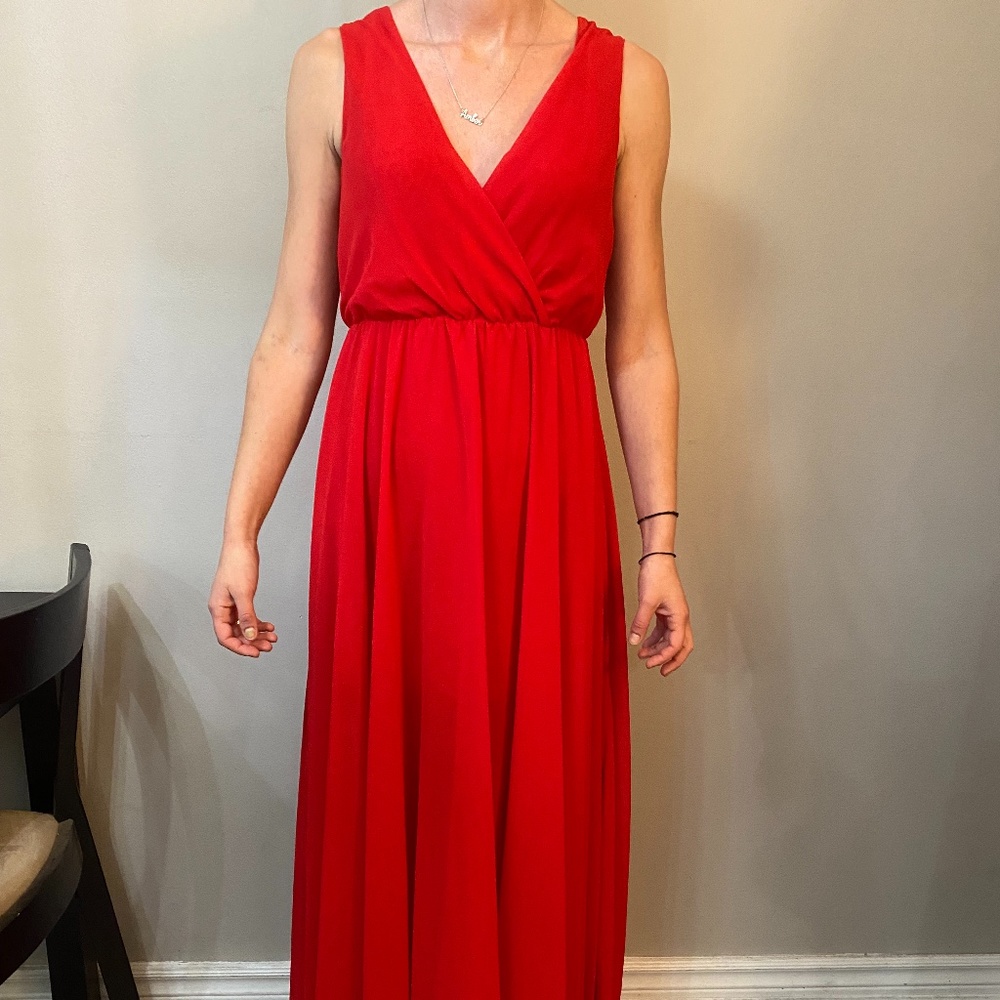 Long Red Formal Dress